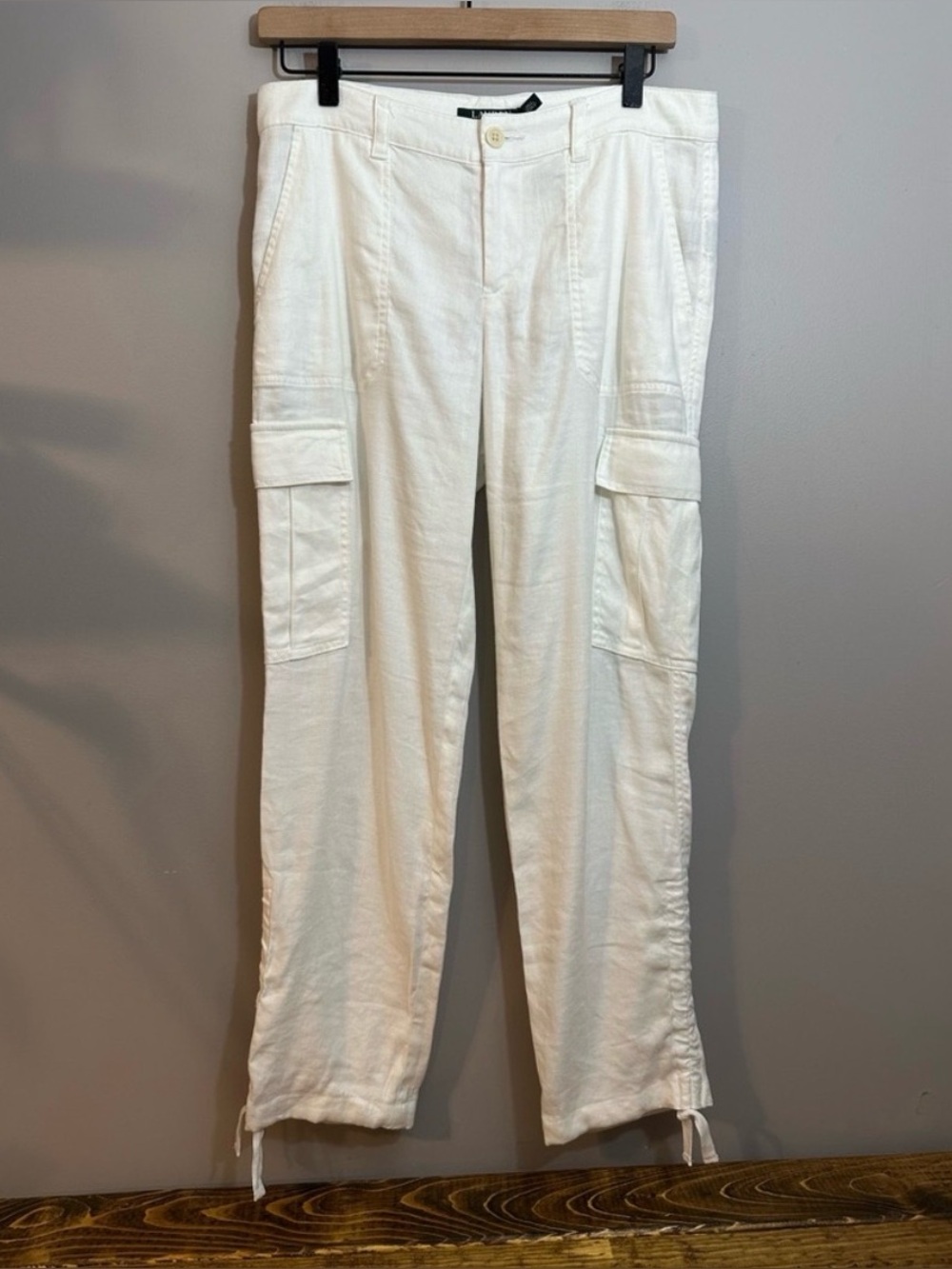 Lauren Ralph Lauren White Cargo Trousers